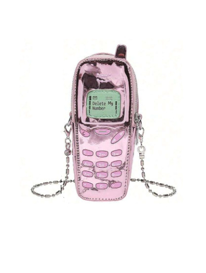 różowe torebka telefon