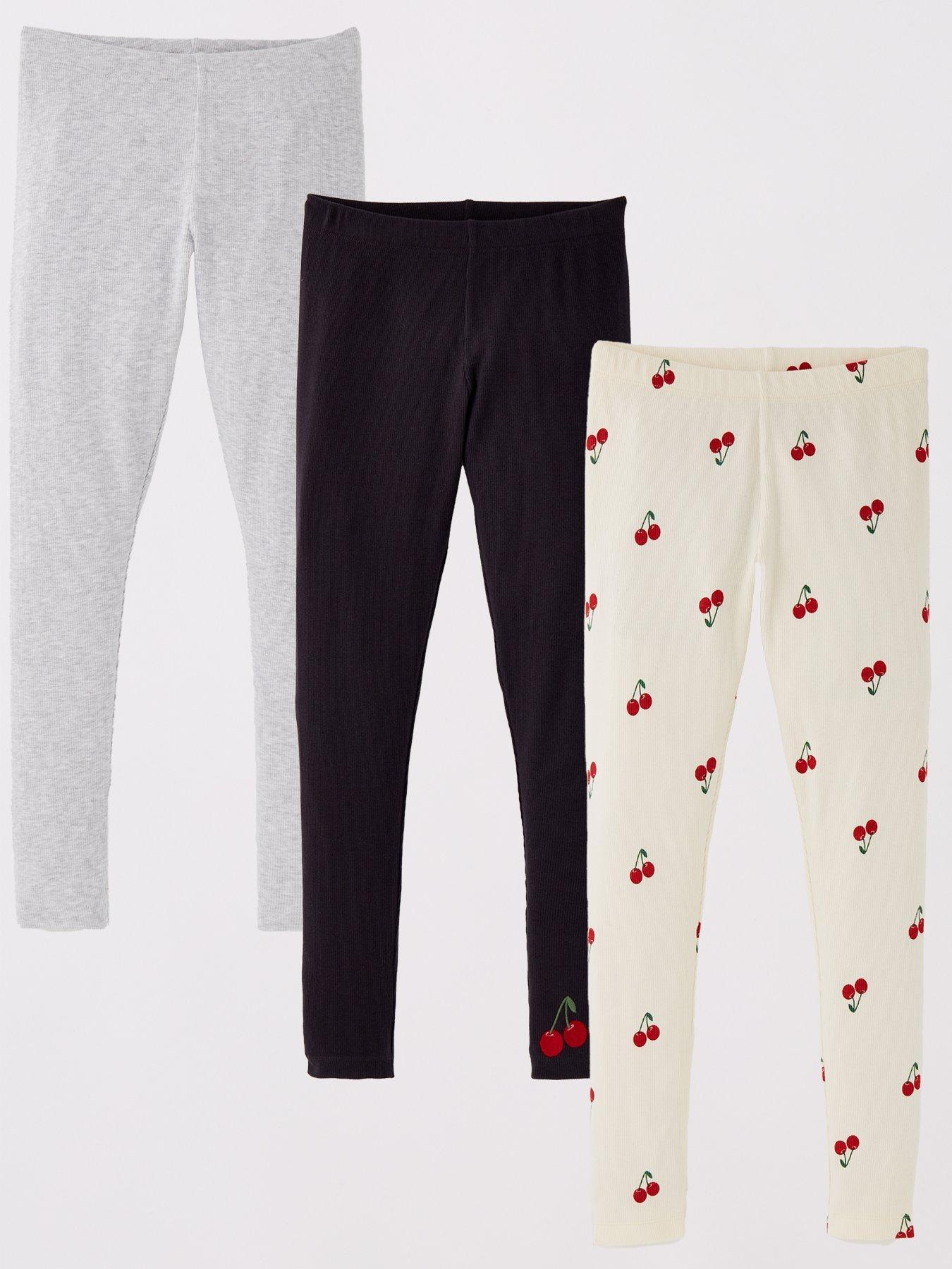 V BY VERY PRĄŻKOWANE LEGGINSY DZIEWCZĘCE 3PAK 13Y