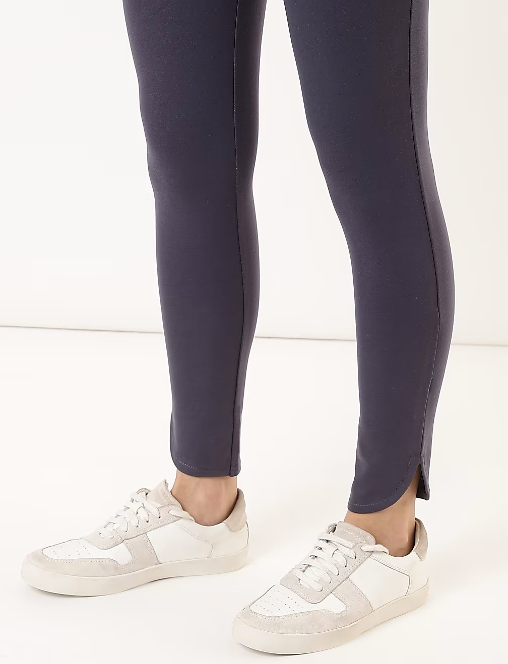 SZARE KLASYCZNE LEGGINSY T59-4967K-NL