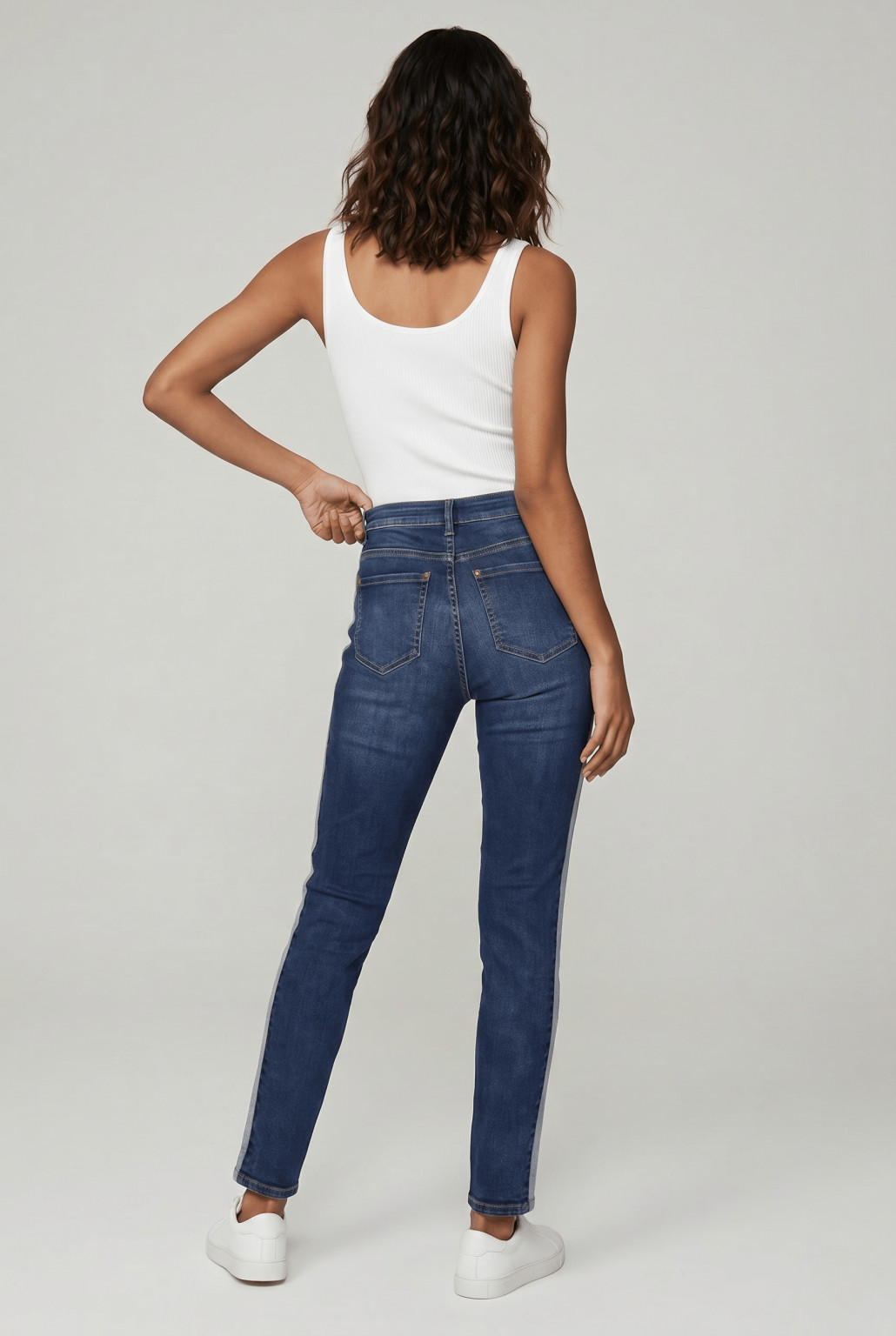 spodnie rurki jeans
