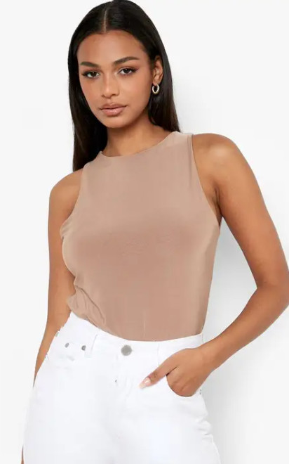 BODY DAMSKIE BEŻOWE 