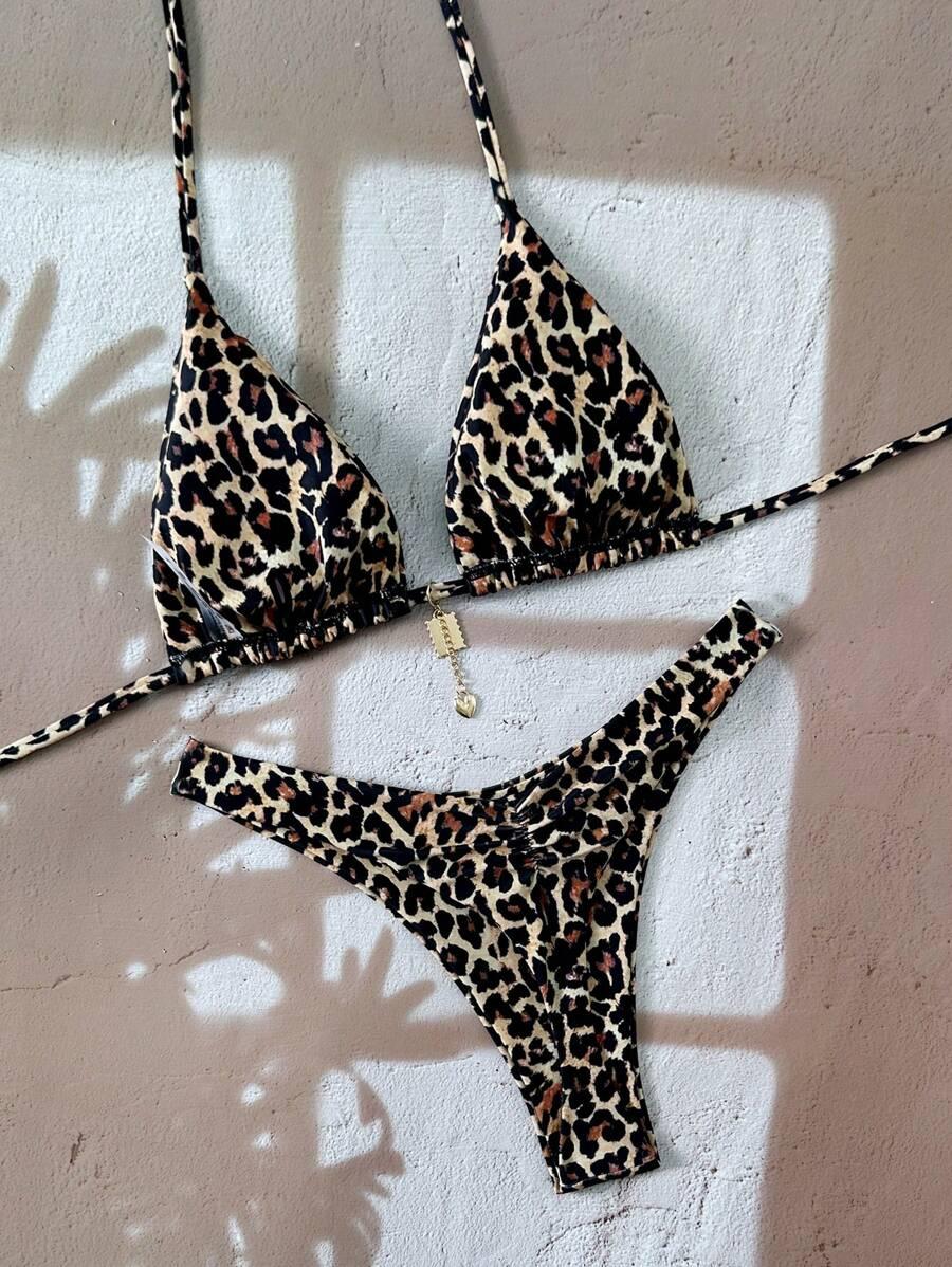 DWUCZĘŚCIOWY STRÓJ KĄPIELOWY ANIMAL PRINT