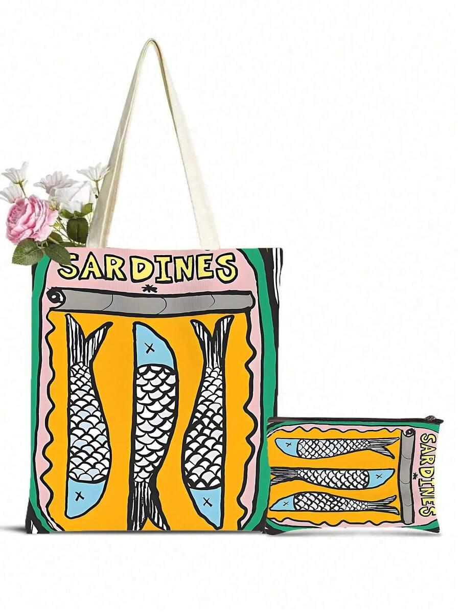torba shopper kosmetyczka