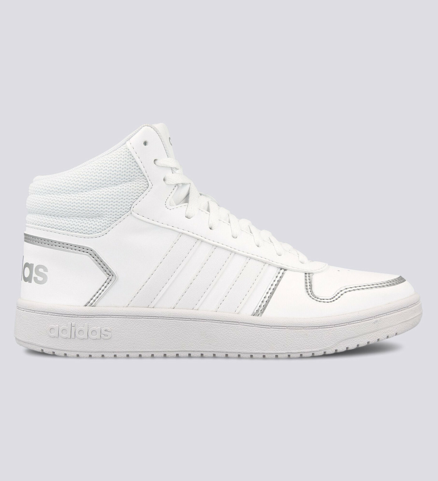 BIAŁE BUTY SPORTOWE HOOPS 2.0 MID FY6023