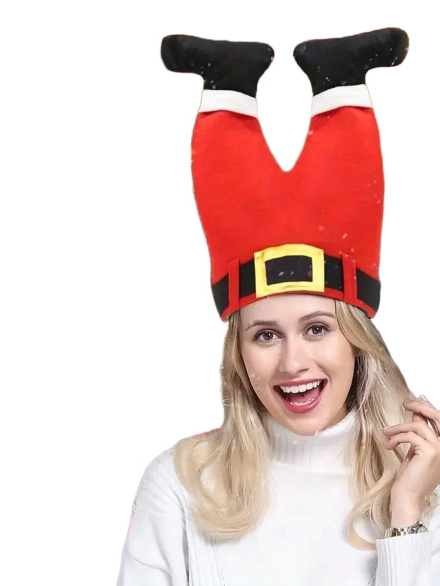 czapka spodnie mikołaja