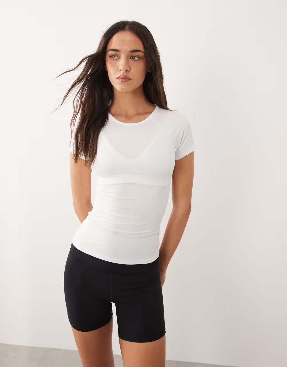 BIAŁY T-SHIRT BASIC
