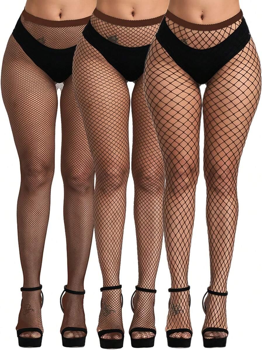 BRĄZOWE RAJSTOPY 3-PACK