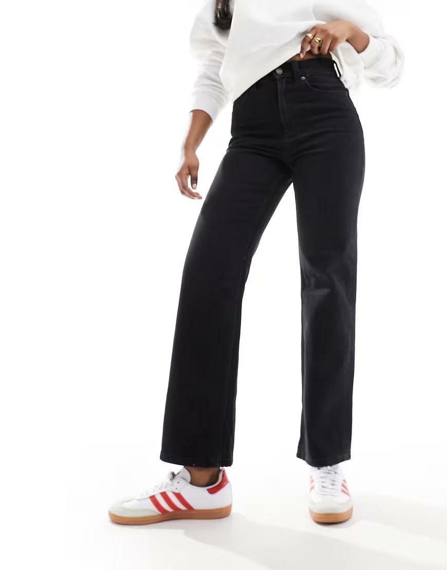 CZARNE SPODNIE JEANS