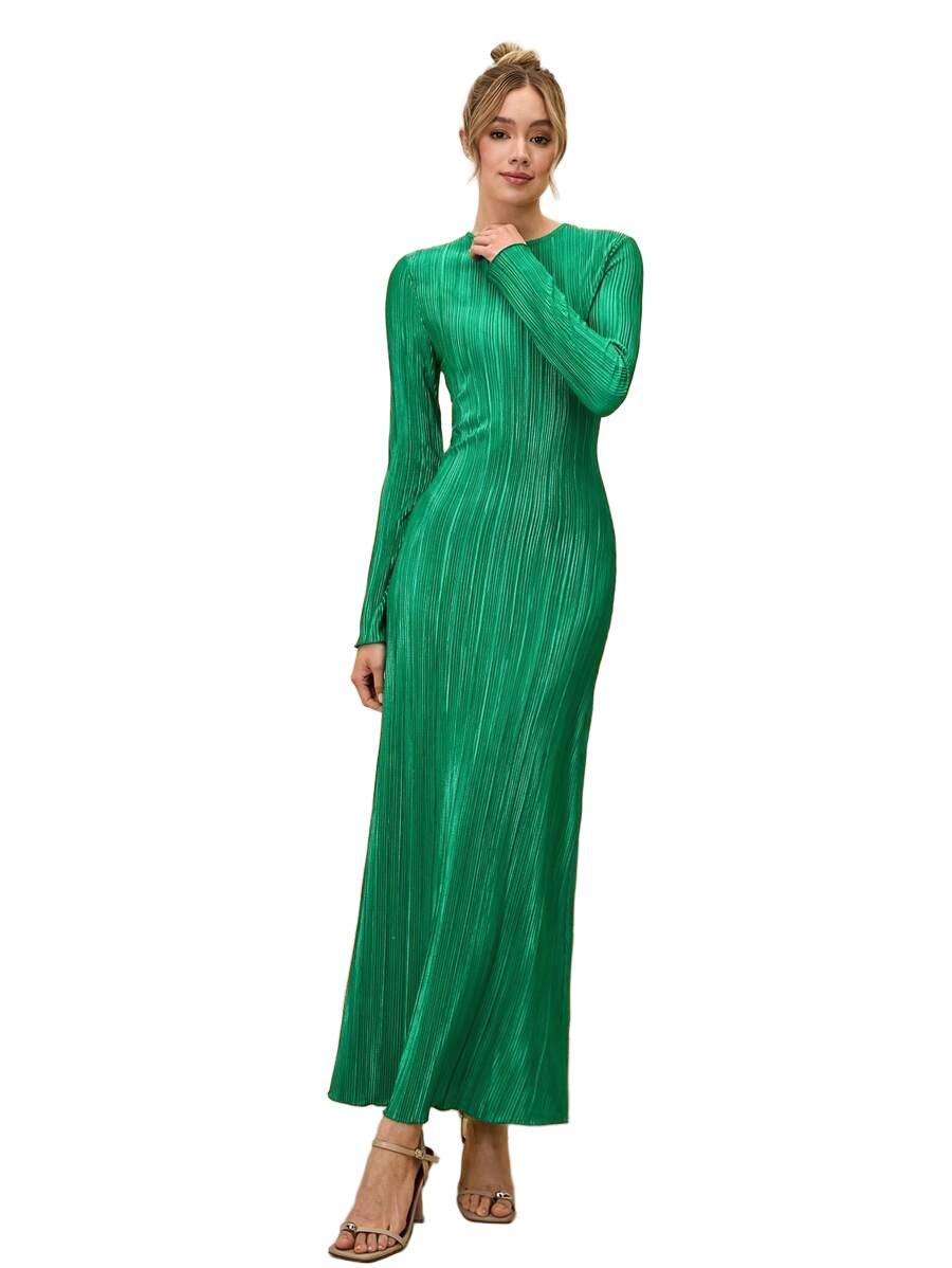 SUKIENKA PLISOWANA MAXI