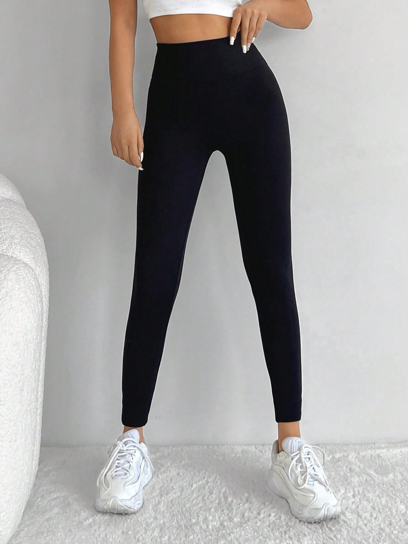 CZARNE LEGGINSY WYSOKI STAN