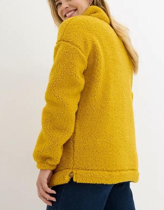 BLUZA Z POLARU ZE STÓJKĄ 