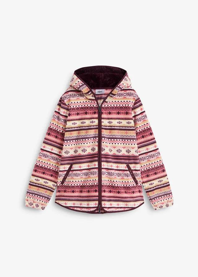 BLUZA ROZPINANA Z POLARU W NORWESKI WZÓR