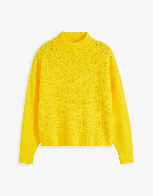 SWETER DAMSKI PÓŁGOLF DO BIODER