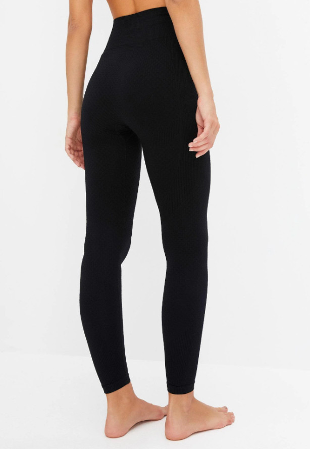 CZARNE LEGGINSY WYSOKI STAN