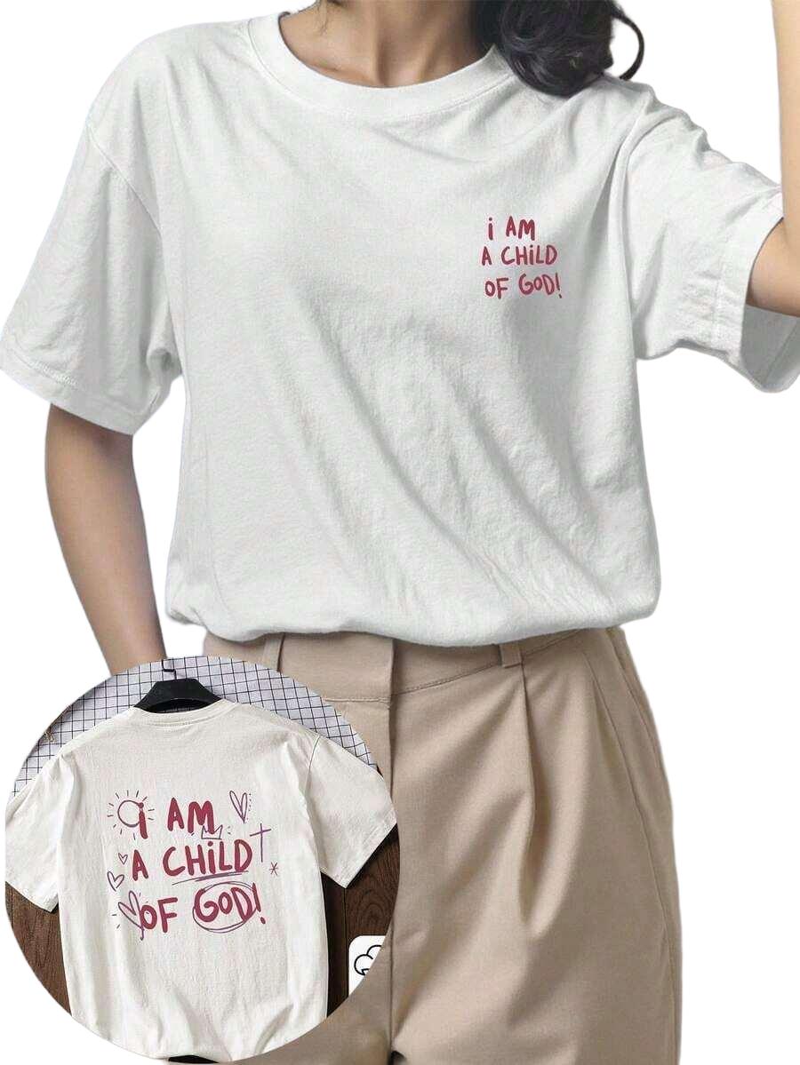 t-shirt napisy i'm a child of god
