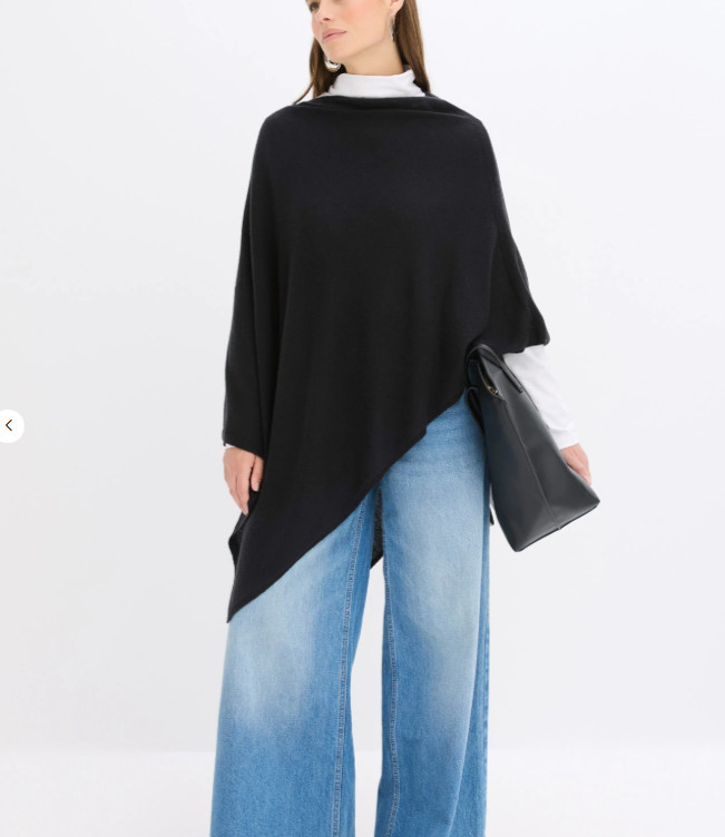 PONCHO ASYMETRYCZNE DAMSKIE