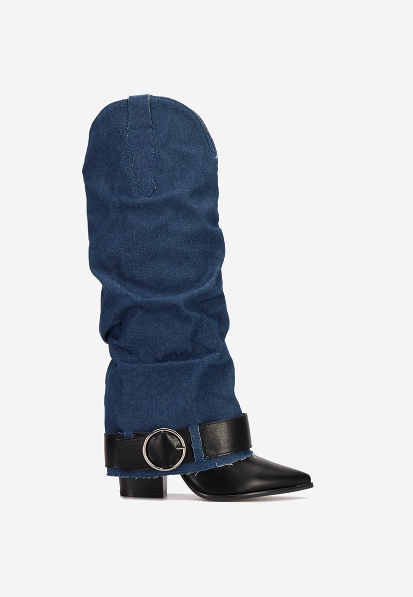 kozaki kowbojki jeans