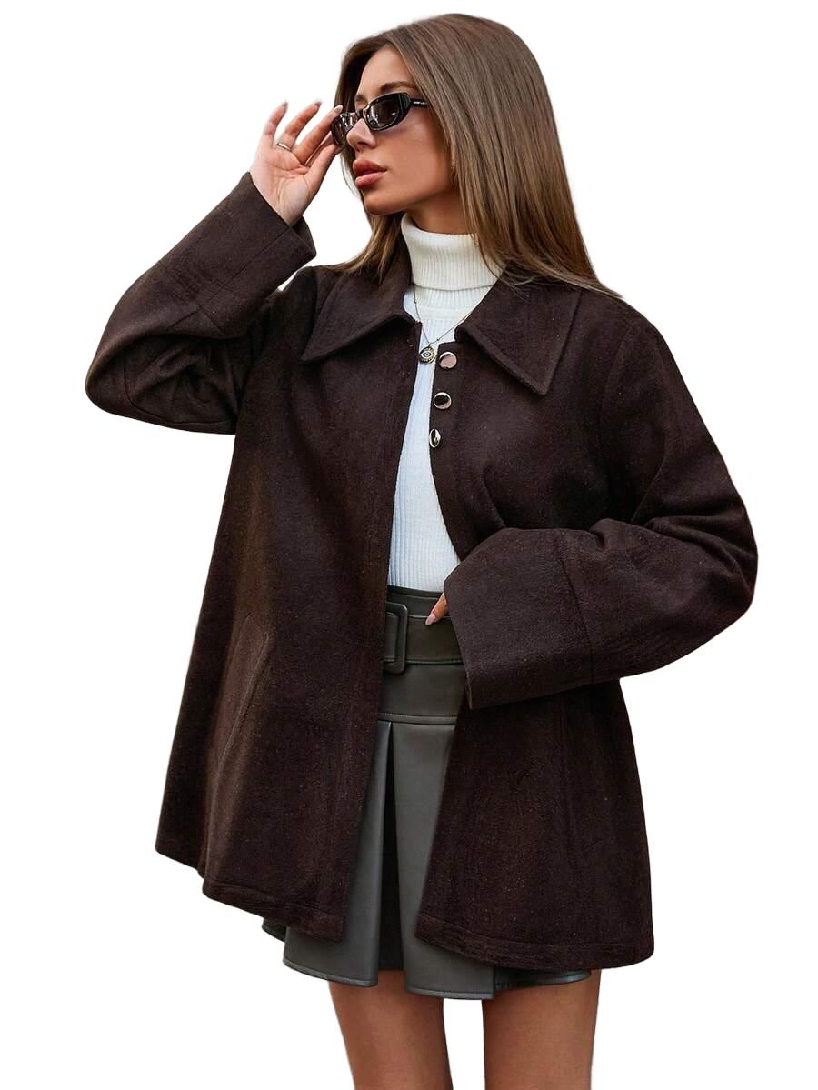 PŁASZCZ DAMSKI OVERSIZE