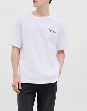 T-SHIRT MĘSKI BAWEŁNIANY Z NAPISEM