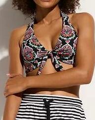 BIUSTONOSZ BIKINI Z NADRUKIEM
