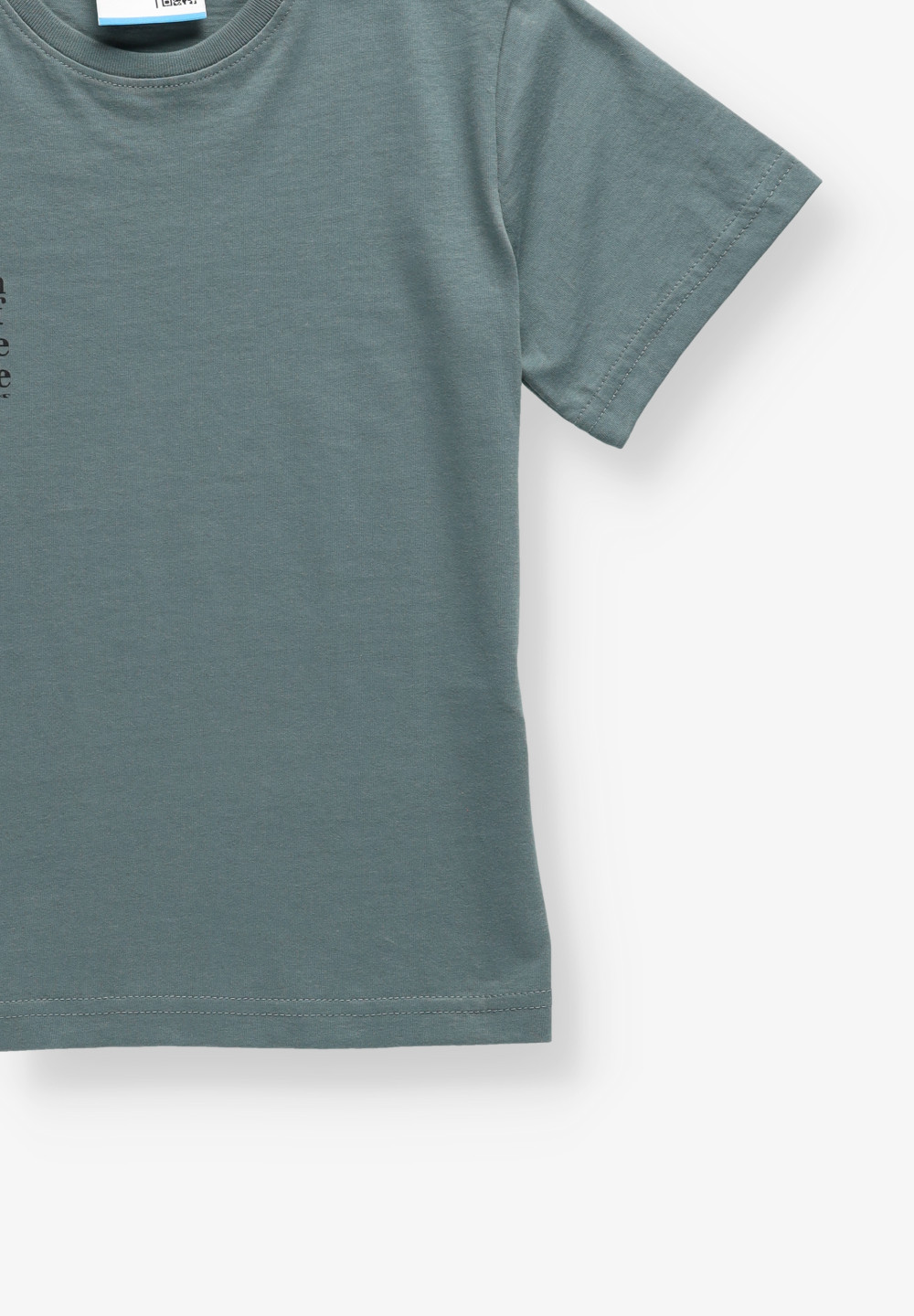 ZIELONY T-SHIRT NADRUK 3850023-16025