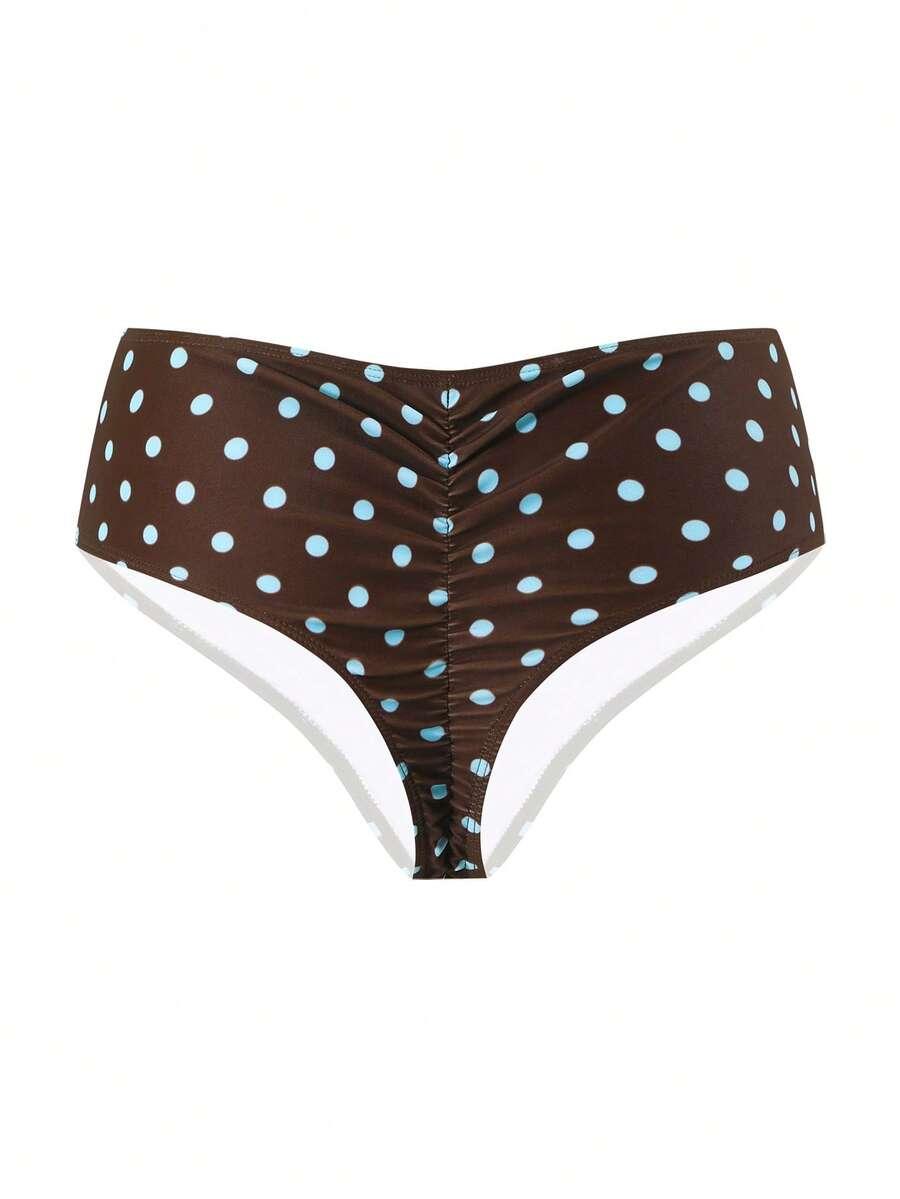 dół od bikini groszki