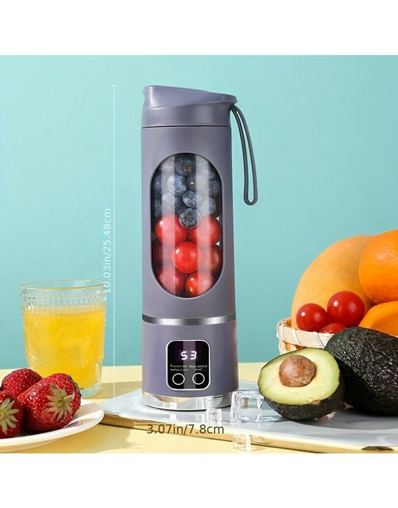 FIOLETOWY PRZENOŚNY BLENDER
