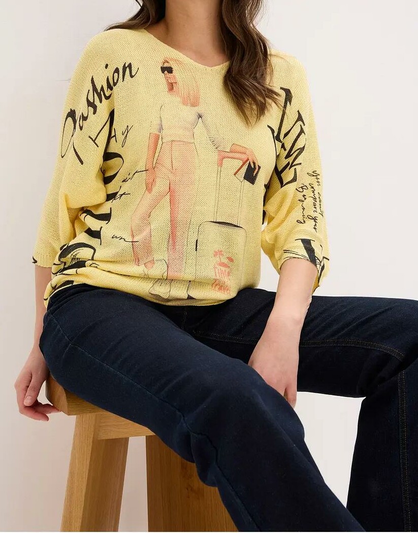 SWETER Z NADRUKIEM