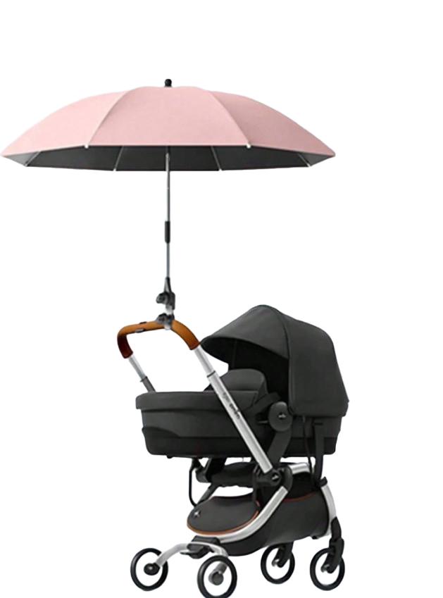 różowy PARASOL DO WÓZKA