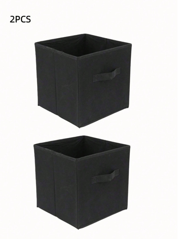 CZARNY POJEMNIK ORGANIZER 2-PACK
