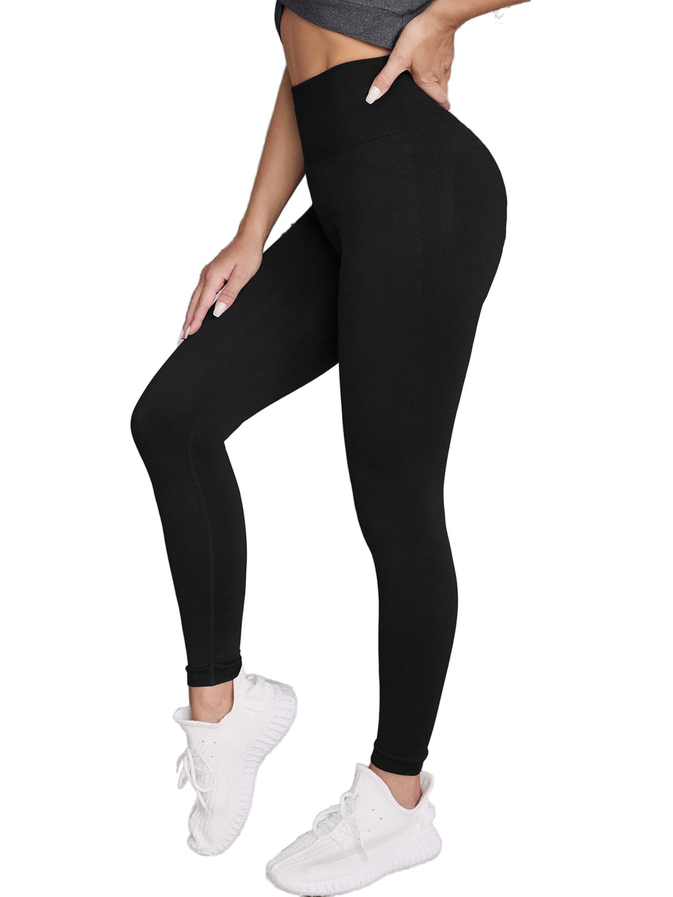 CZARNE SPORTOWE LEGGINSY