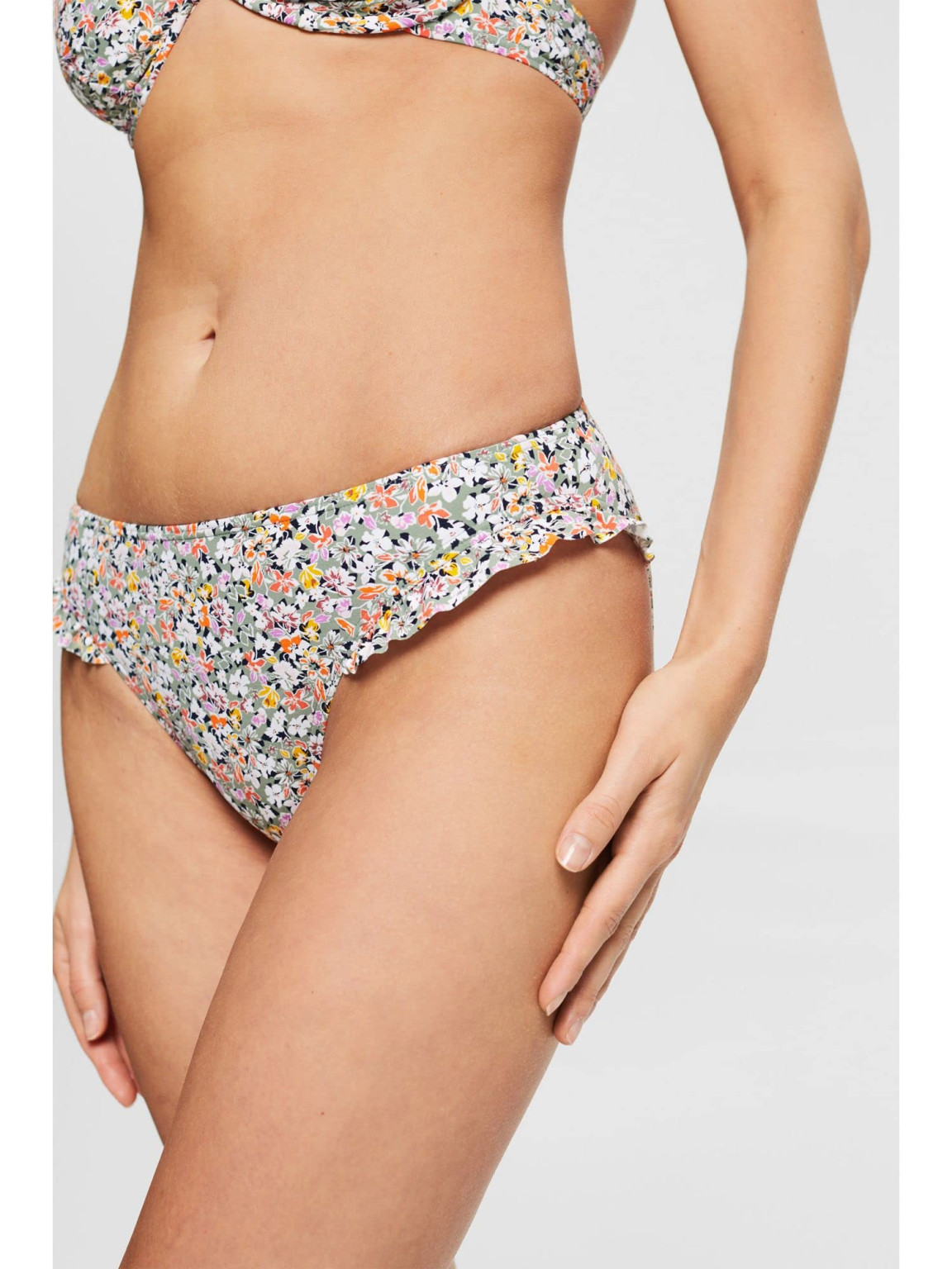 DÓŁ OD BIKINI WZÓR KWIATY