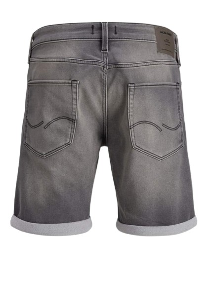 SZARE SPODENKI JEANS 