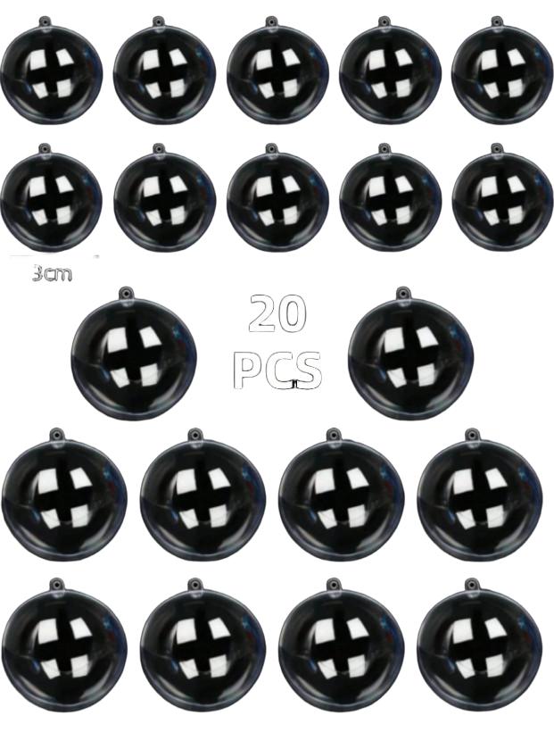 dekoracja plastikowe bombki