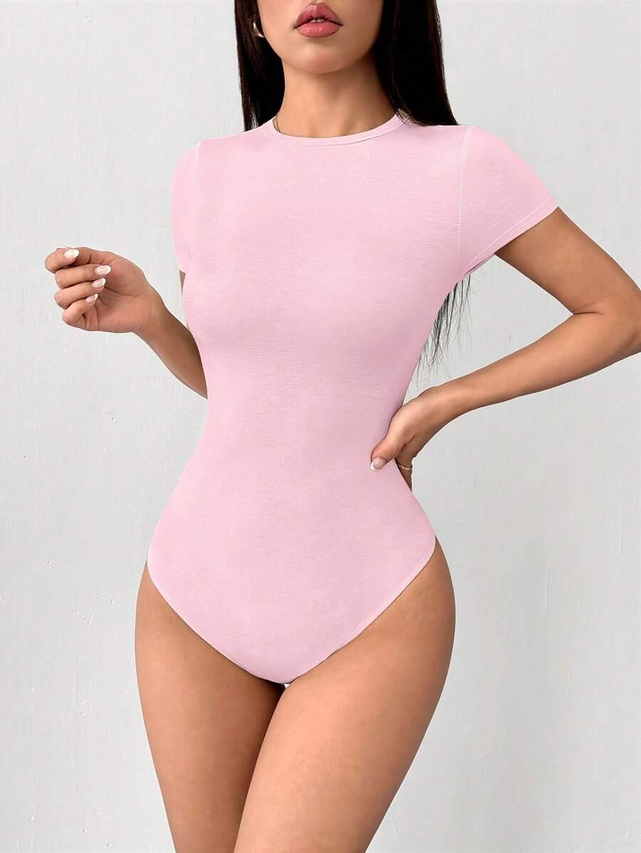 różowe body casual