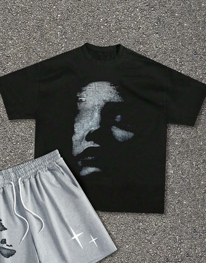 czarny t-shirt narduk