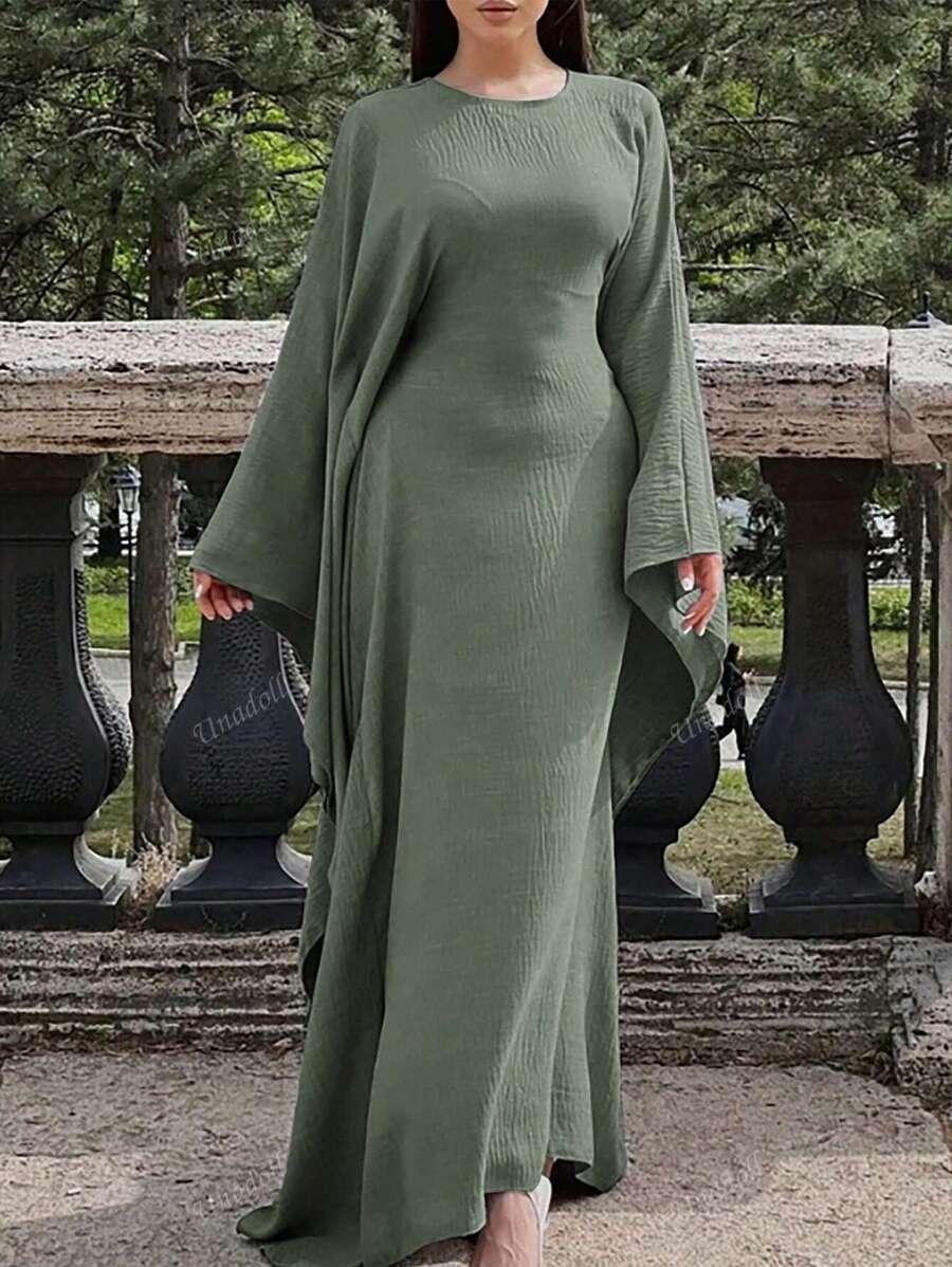 ZIELONA MAXI SUKIENKA