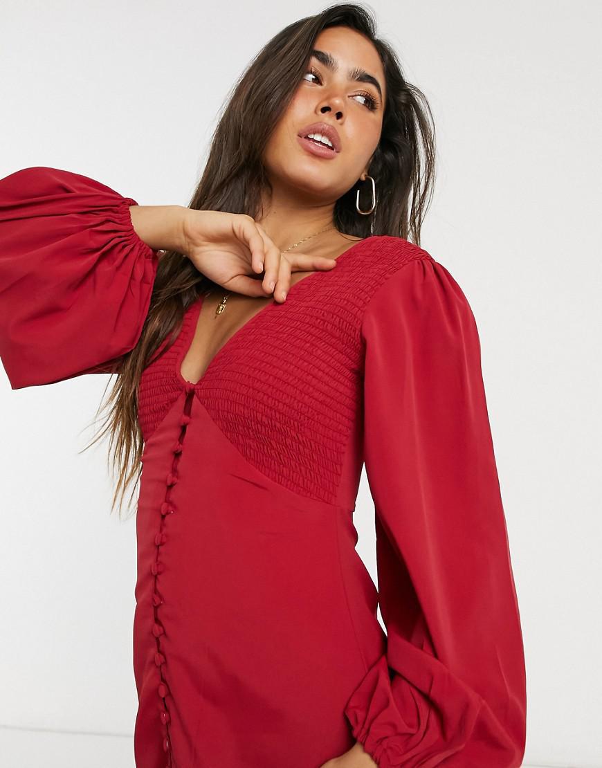 MIDI SUKIENKA V NECK