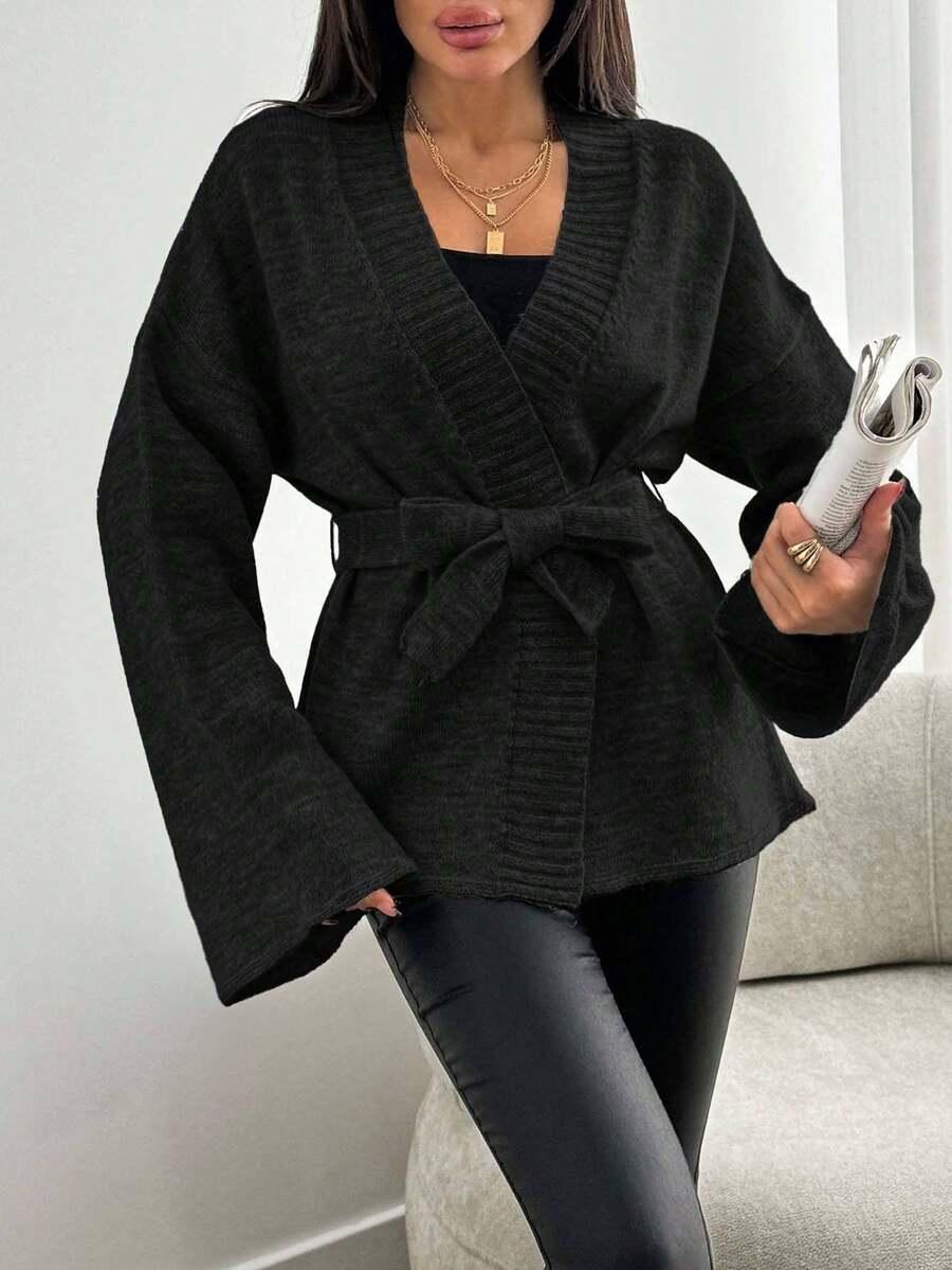 CZARNY SWETER CASUAL