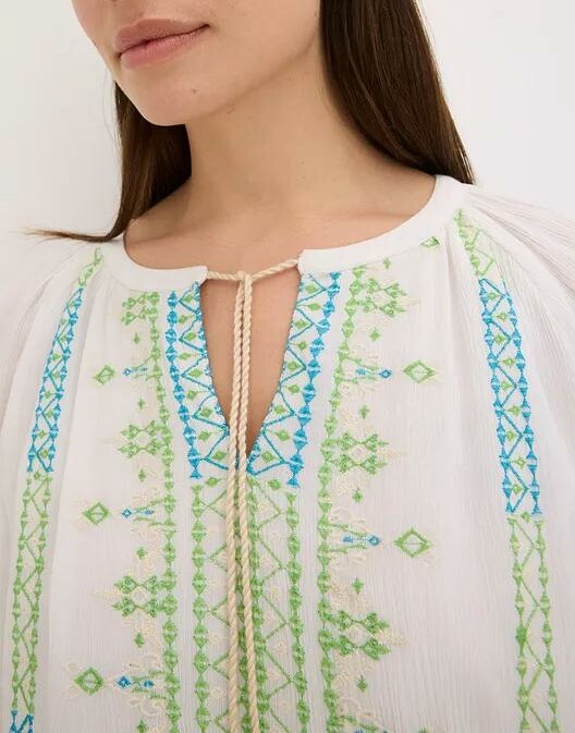 SUKIENKA BOHO MINI Z HAFTEM