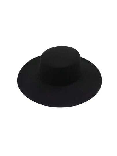 CZARNY KAPELUSZ fedora