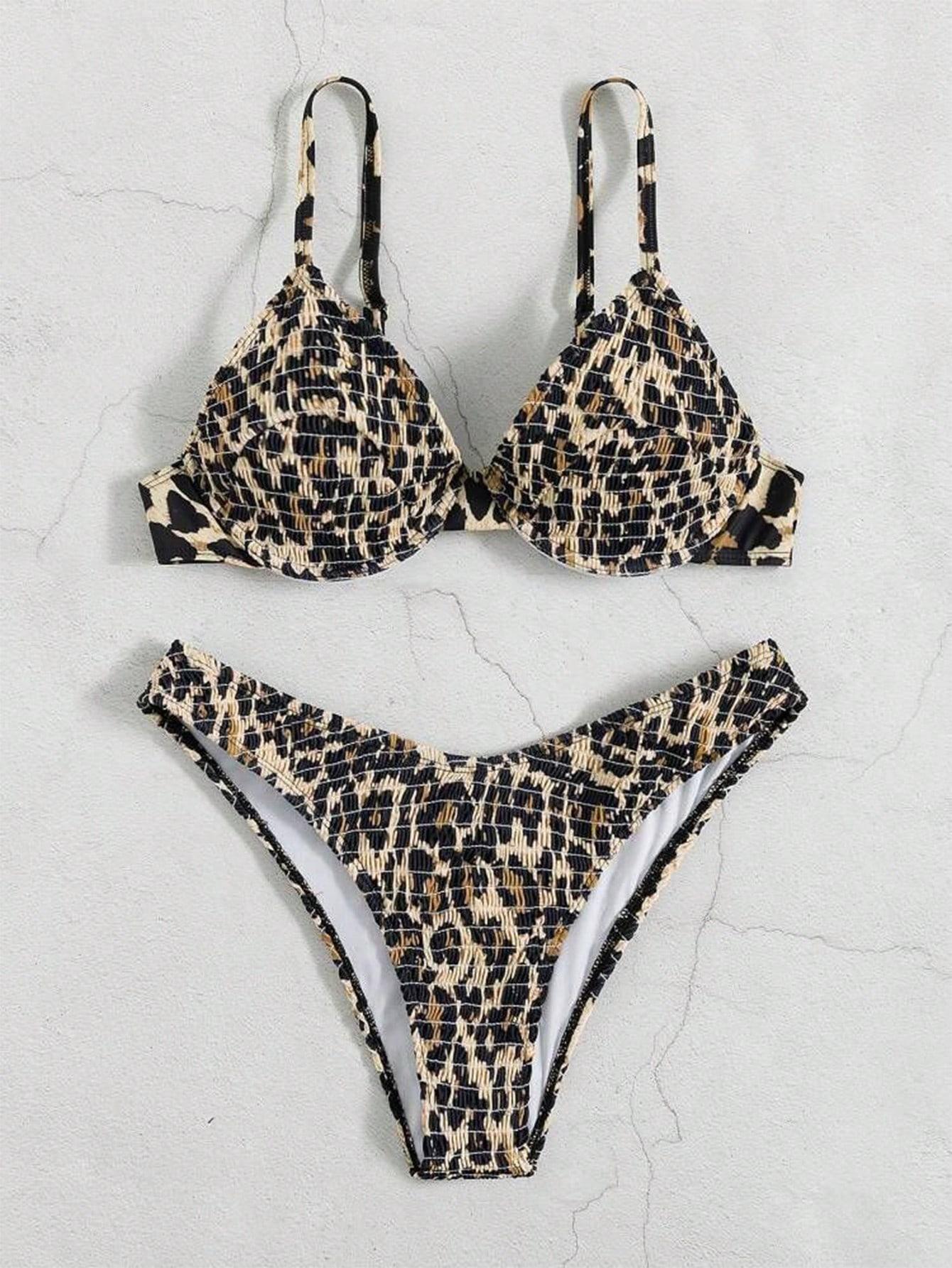 STRÓJ KĄPIELOWY KOMPLET ANIMAL PRINT