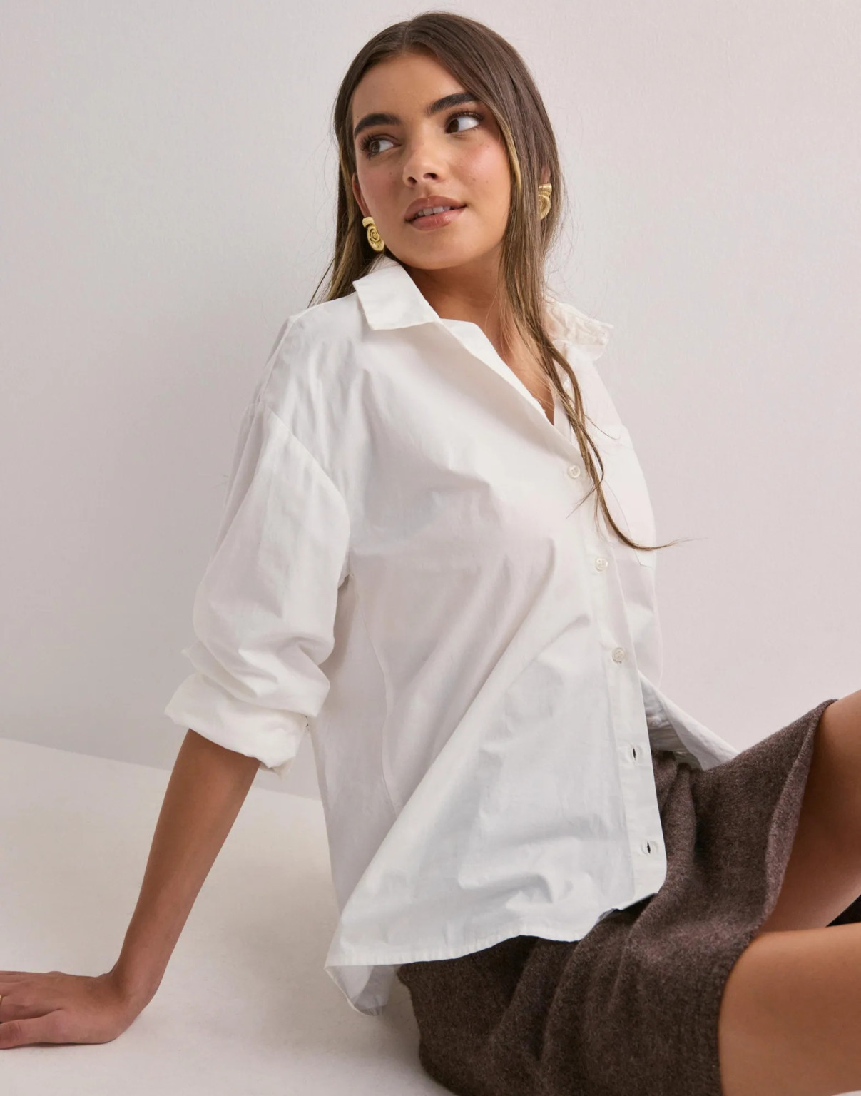 BIAŁA KOSZULA OVERSIZE