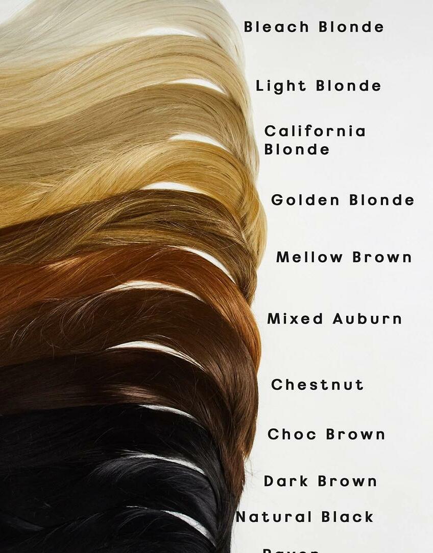 DOCZEPIANY KUCYK BLEACH BLONDE