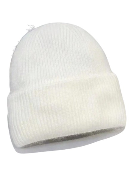 BIAŁA CZAPKA BEANIE