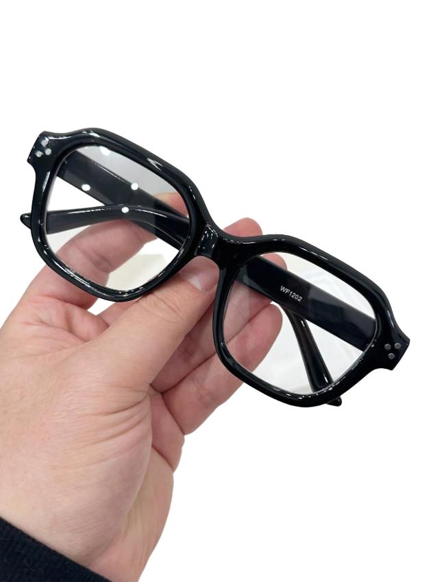 czarne OKULARY ZERÓWKI