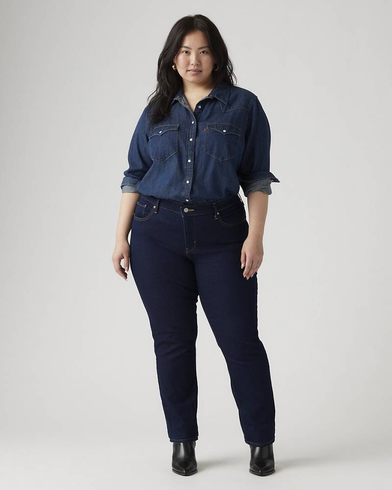 spodnie jeans wysoki stan
