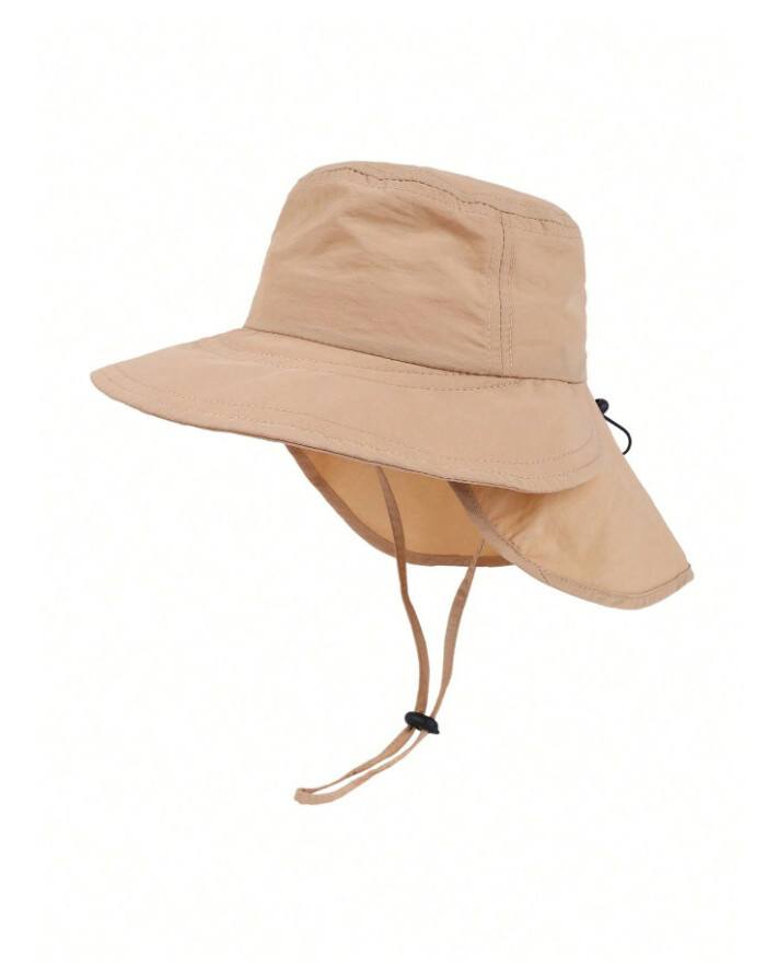 BEŻOWY KAPELUSZ BUCKET