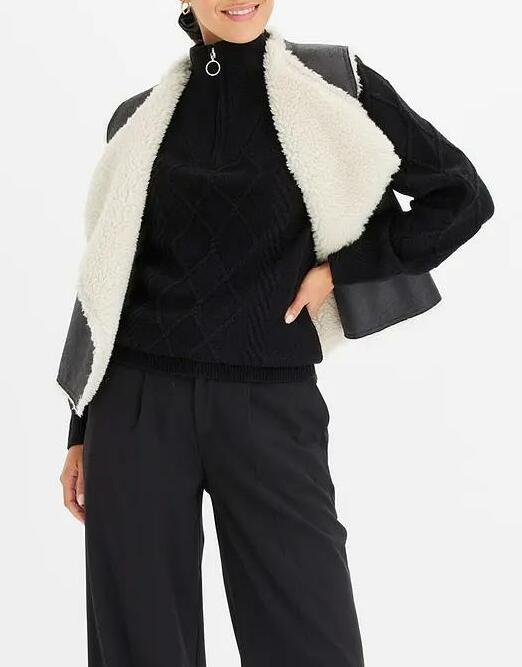 SWETER DAMSKI Z GOLFEM