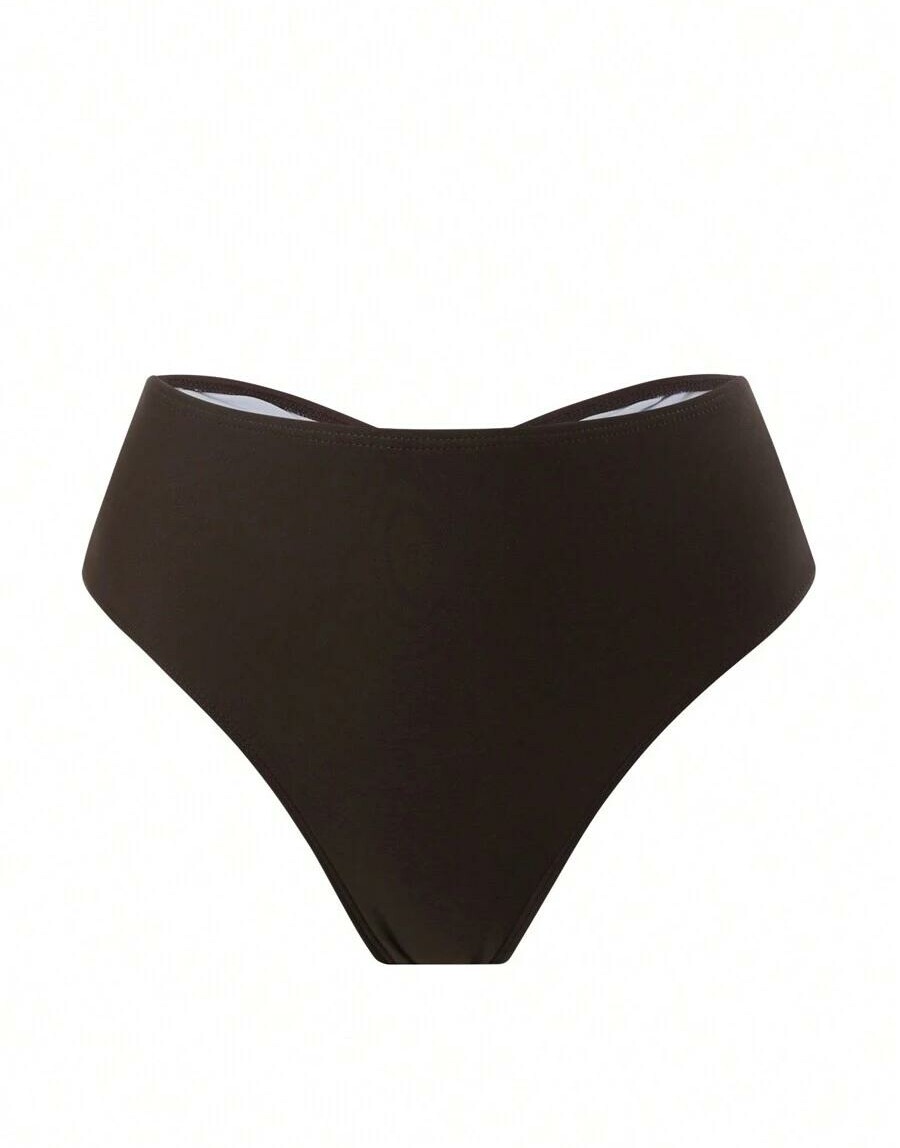 BRĄZOWY DÓŁ OD BIKINI STRINGI